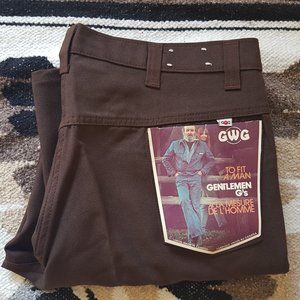 Vintage 70s deadstock GWG Gentlemen's Gs pants - see measurements